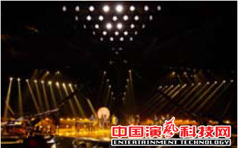 舞臺燈光設計電視節目《全能星戰》舞美燈光設計效果圖