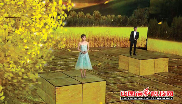 LED顯示屏與舞臺燈光并肩發展起的什么作用效果圖